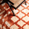 Vibrant Blaze - Luxury Shag Moroccan Rug
