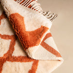 Vibrant Blaze - Luxury Shag Moroccan Rug