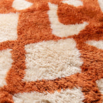 Vibrant Blaze - Luxury Shag Moroccan Rug