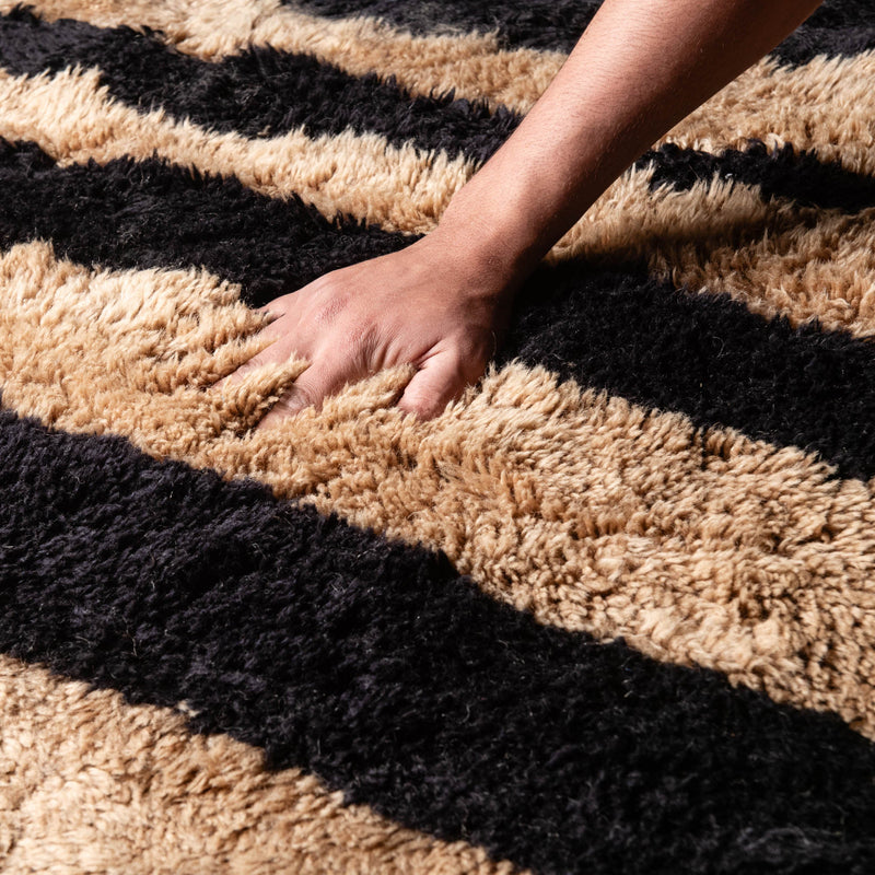 Wild Stripes - luxury beni mrirt rug