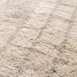 Silver Lattice - Luxury Shag Moroccan Rug