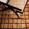 Bronze Grid - Luxury Shag Moroccan Rug