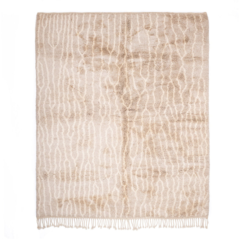 Golden Branches - Luxury Shag Moroccan Rug