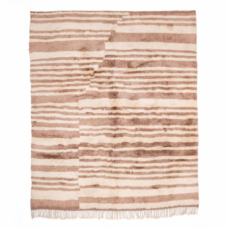 Shimmering Sands - Luxury Shag Moroccan Rug