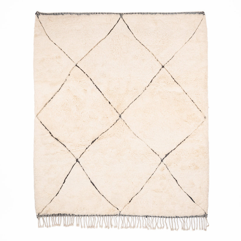 Magic Diamonds - Luxury Shag Moroccan Rug