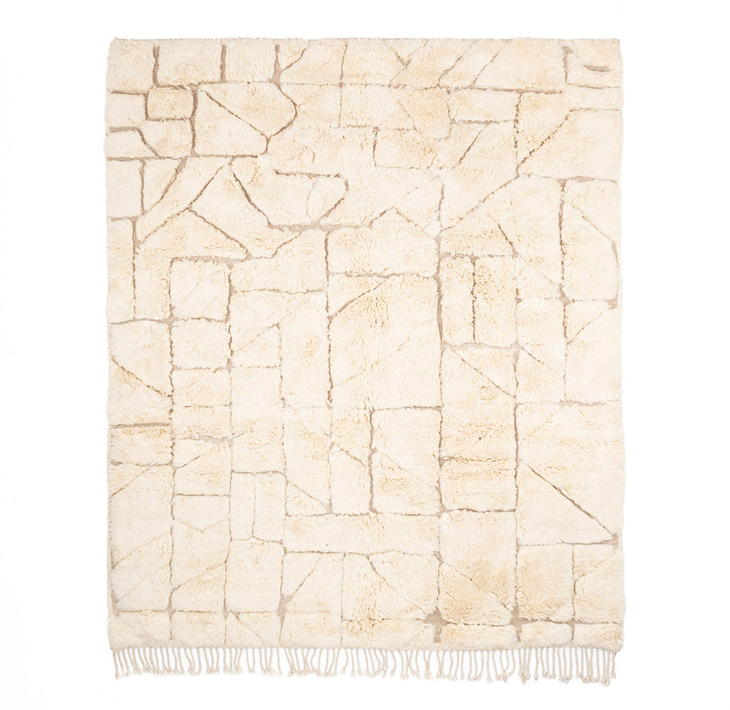 Labyrinthine Dreams - Luxury Shag Moroccan Rug