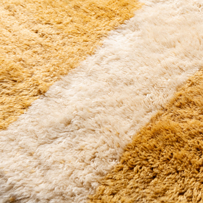 Sunlit Mosaic - luxury beni mrirt rug