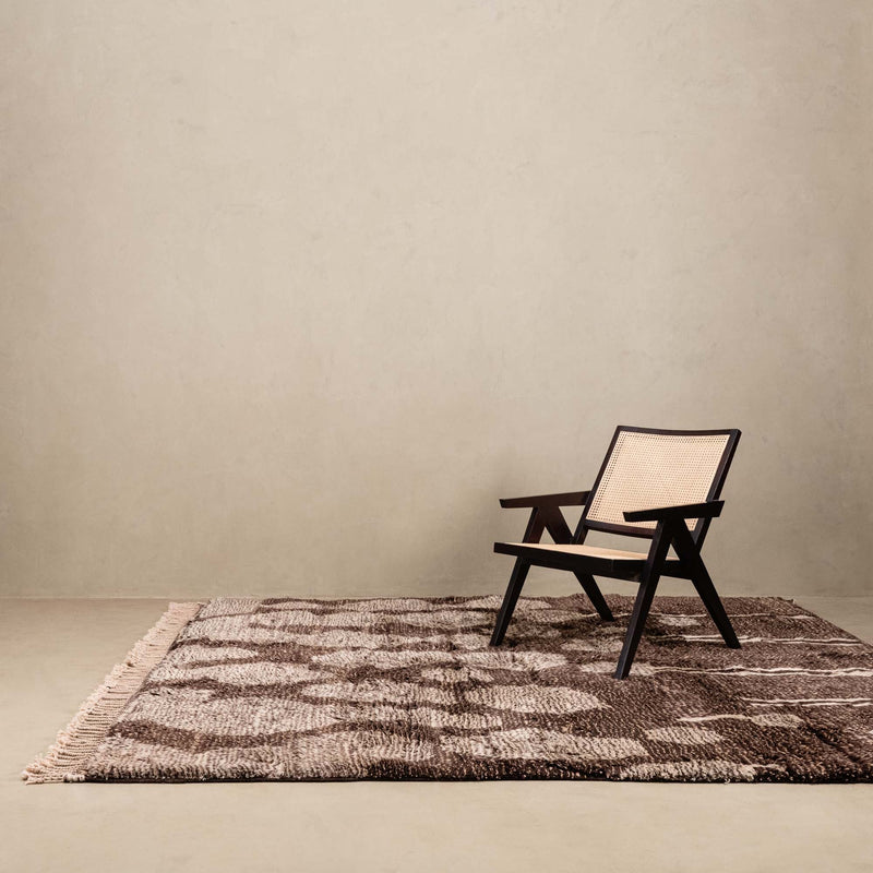 Mocha Melody - Luxury Shag Moroccan Rug