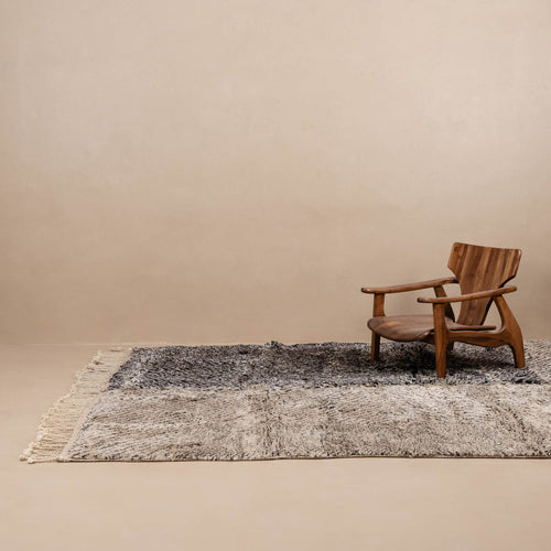 Moonlit Stripes - Luxury Beni Mrirt Rug