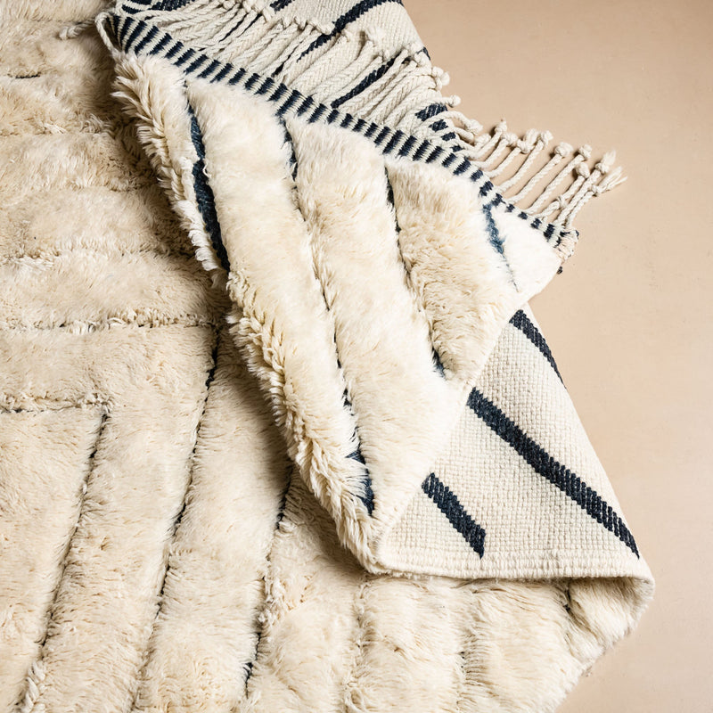 Ripples - Luxury Shag Moroccan Rug