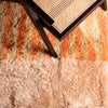 Defragmented Sunset - luxury beni mrirt rug