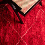 Ruby Rhapsody - Luxury Shag Moroccan Rug