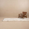 Monochrome Mirage - Luxury Shag Moroccan Runner Rug