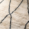 Monochrome Mirage - Luxury Shag Moroccan Runner Rug