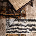 Crossing Lines - luxury beni mrirt rug