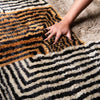 Crossing Lines - luxury beni mrirt rug