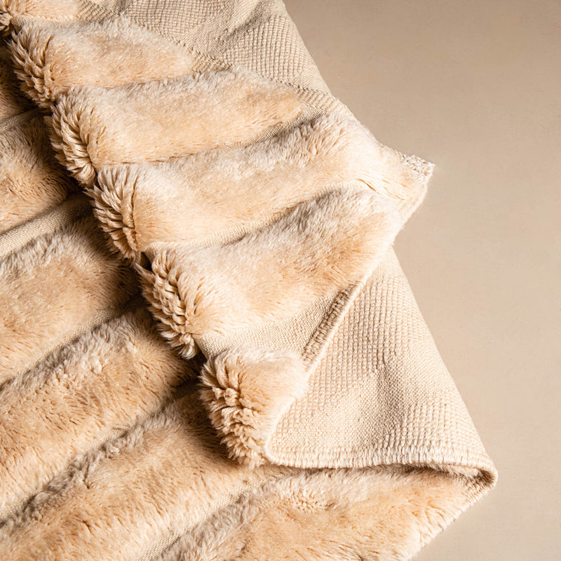 Leading Lines - Luxury Shag Moroccan Rug