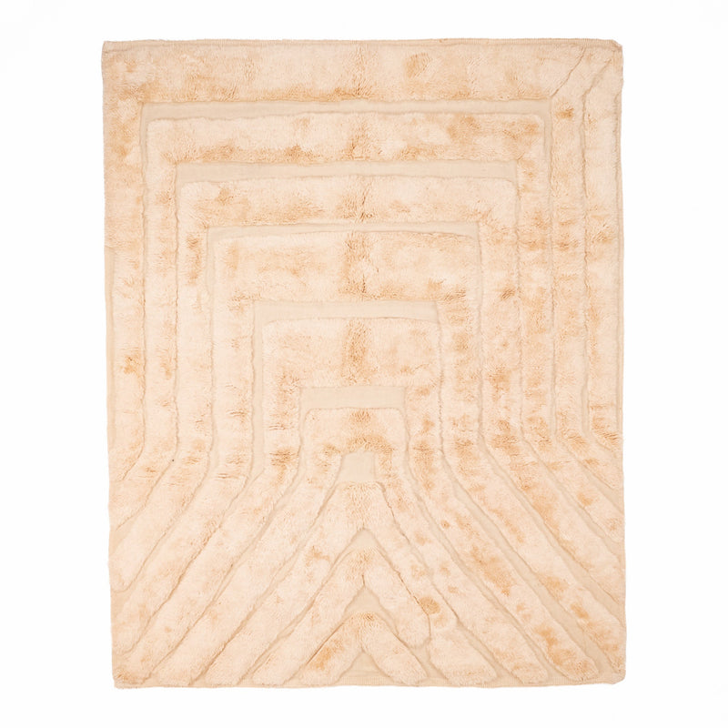 Leading Lines - Luxury Shag Moroccan Rug