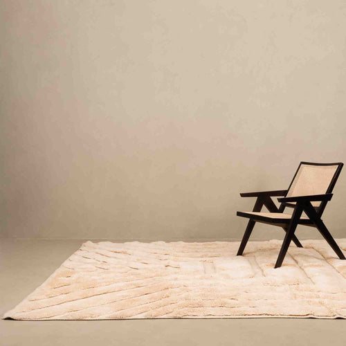 Leading Lines - Luxury Shag Moroccan Rug