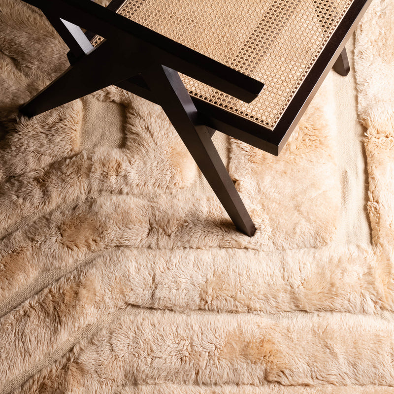 Leading Lines - Luxury Shag Moroccan Rug