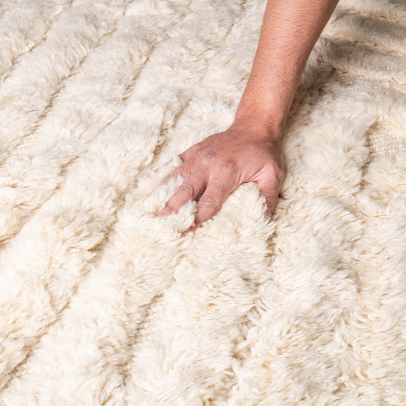 Crystal Infection - Luxury Shag Moroccan Rug