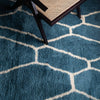 Aquamarine Dreams - Luxury Shag Moroccan Rug