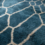 Aquamarine Dreams - Luxury Shag Moroccan Rug