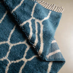 Aquamarine Dreams - Luxury Shag Moroccan Rug