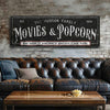 Personalized Movies & Popcorn Sign II