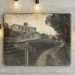 Farmhouse Name Sign
