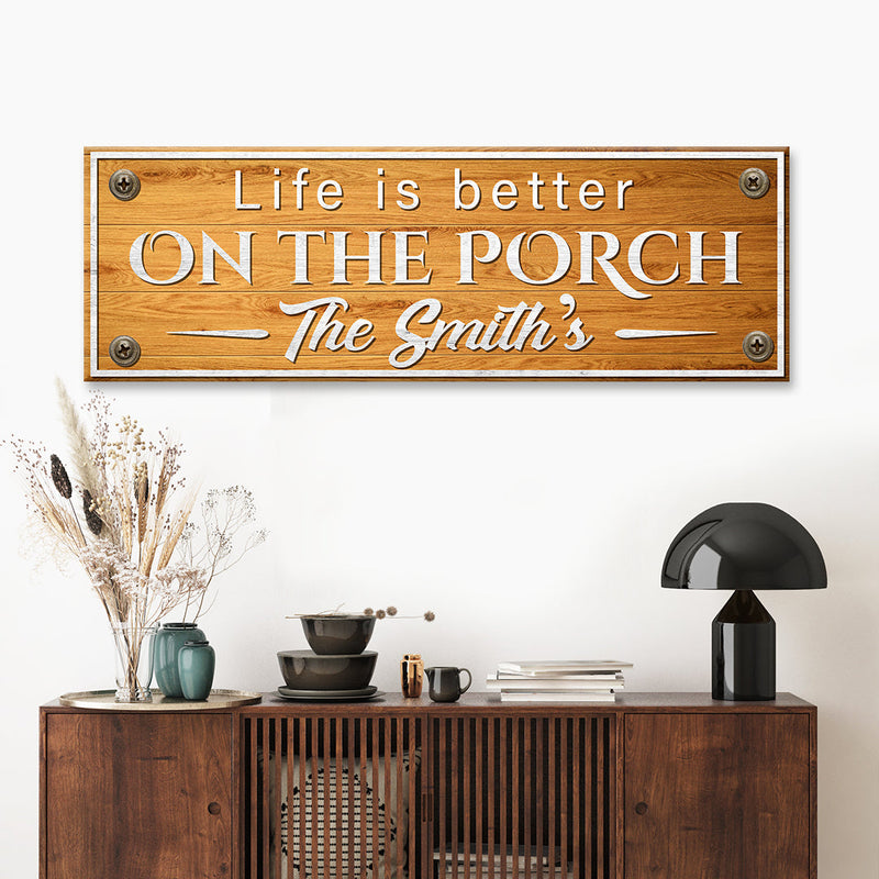 Family Porch Sign