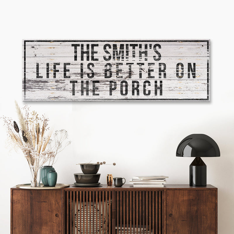 Family Porch Sign