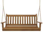 Keystone Amish Co. 4 Foot Franklin Red Cedar Porch Swing without Cupholders