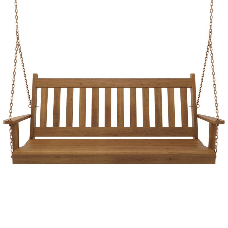 Keystone Amish Co. 4 Foot Franklin Red Cedar Porch Swing without Cupholders
