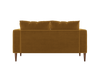 The Essential Loveseat Sectional in Recycled Velvet