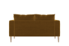 The Essential Loveseat Sectional in Recycled Velvet