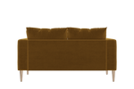 The Essential Loveseat Sectional in Recycled Velvet