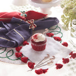 Candy cane cocktail picks