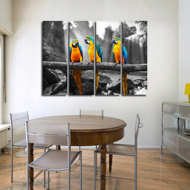 Macaw Friends Pop Wall Art