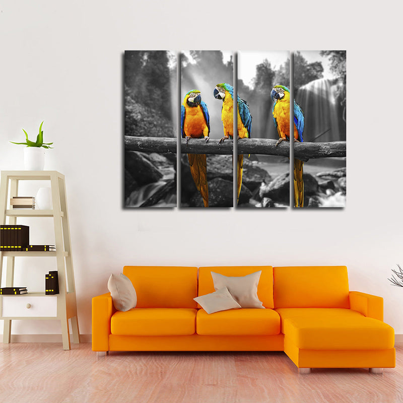 Macaw Friends Pop Wall Art
