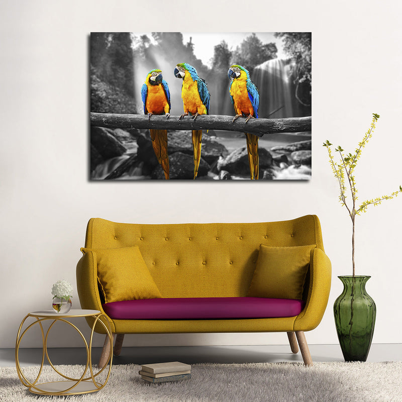 Macaw Friends Pop Wall Art