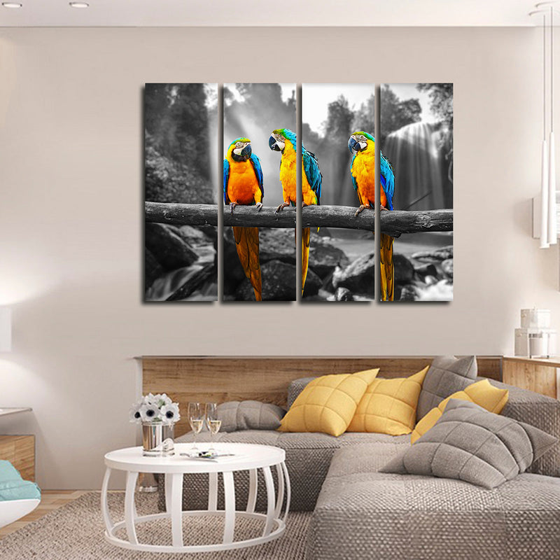 Macaw Friends Pop Wall Art