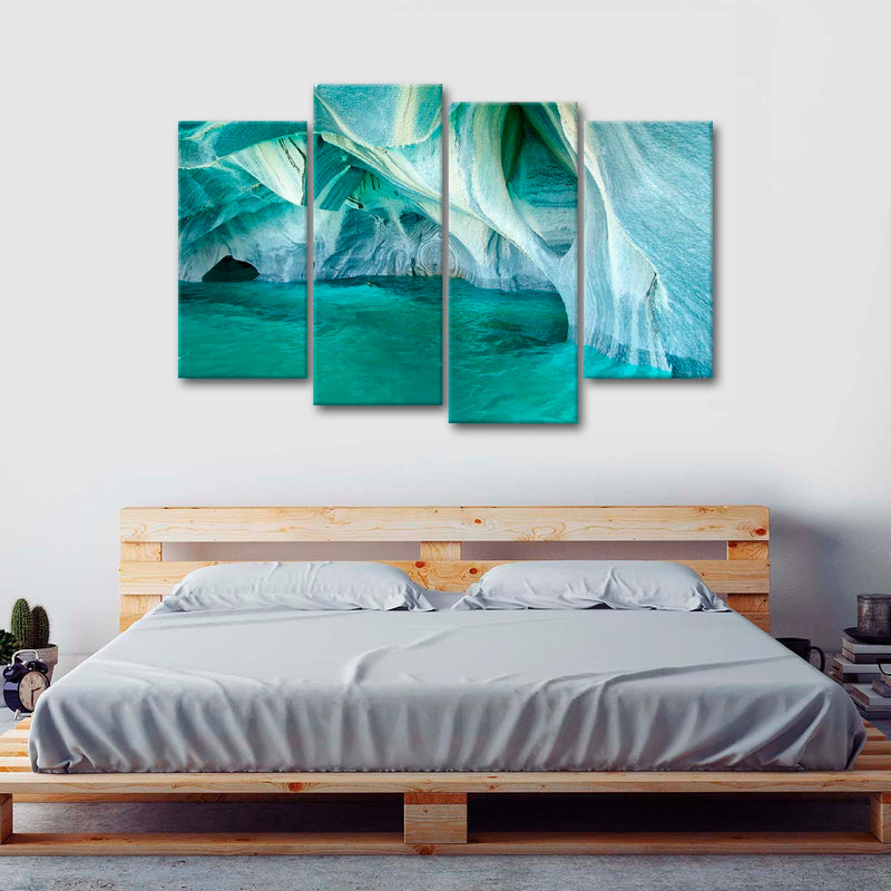 Marble Caves Carrera Lake Wall Art
