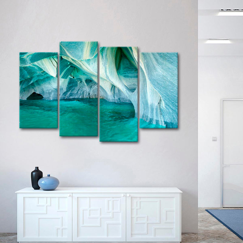 Marble Caves Carrera Lake Wall Art