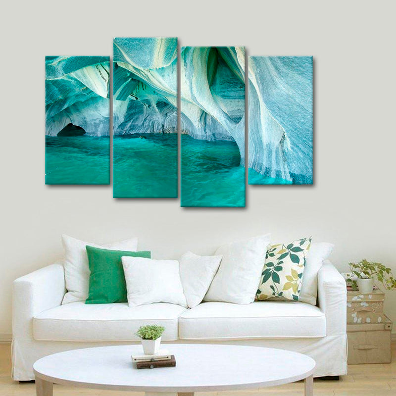 Marble Caves Carrera Lake Wall Art