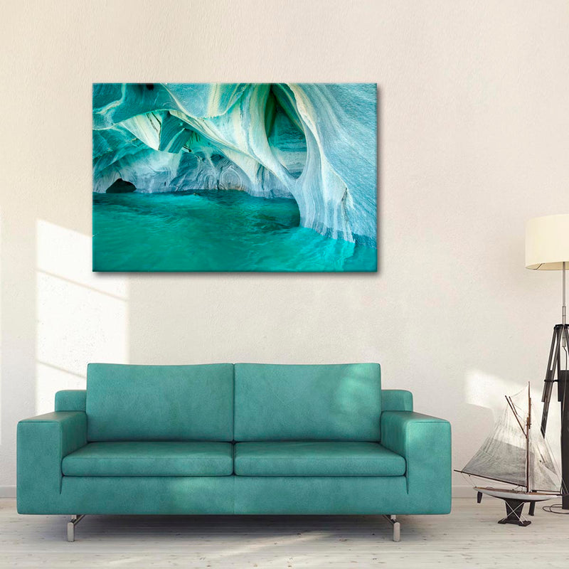 Marble Caves Carrera Lake Wall Art