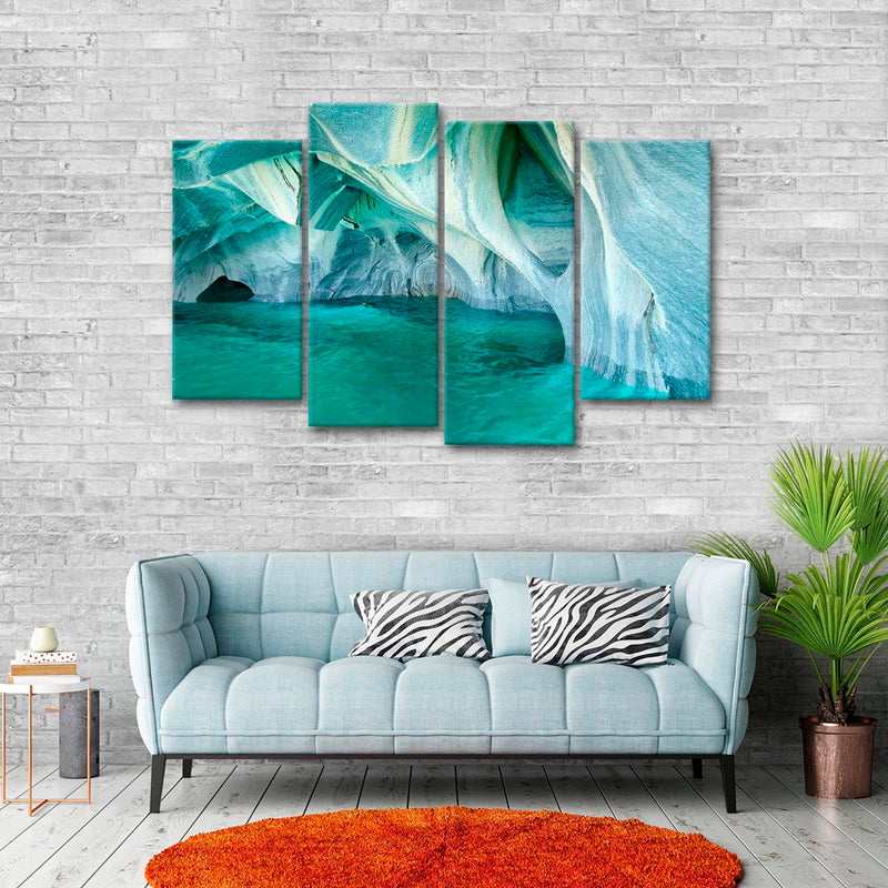 Marble Caves Carrera Lake Wall Art