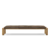 Marcia Nubuck Cigar Accent Bench | ready to ship!