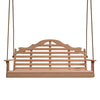 Keystone Amish Co. 6 Foot Milan Red Cedar Porch Swing with Cupholders