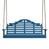 Keystone Amish Co. 5 Foot Milan Porch Swing, Carribean Blue